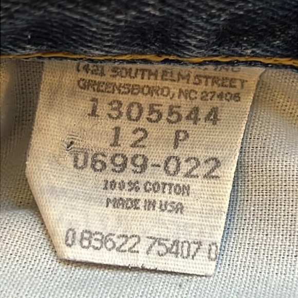 Vintage 80s Lee Relaxed Riders Jeans High Rise Tapered Medium Blue USA 12P/29x28 - Picture 10 of 11